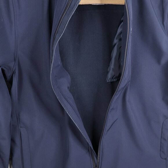 Men's Seasonal Jacket Soft Shell Stand Up Collar Navy Blue Size XL-XXl Golf - Picture 9 of 14